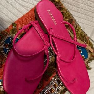 Express Women's Bright Pink Sandals